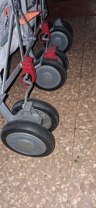 Carrito Gemelar Maclaren Negro