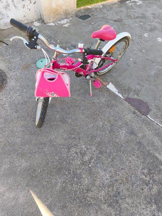 Bicicleta infantil rosa