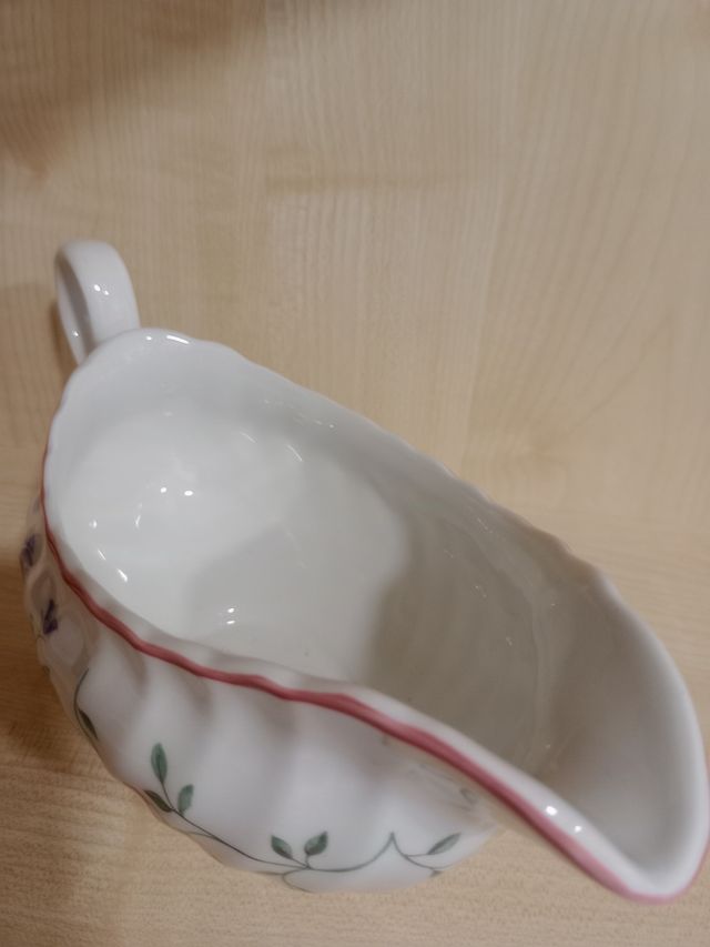 Salsera inglesa de porcelana