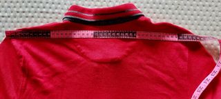 Polo Massimo Dutti Hombre Manga Larga Rojo