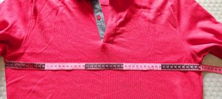 Polo Massimo Dutti Hombre Manga Larga Rojo