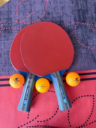 2 Raquetas Tenis de Mesa Cornilleau con funda 