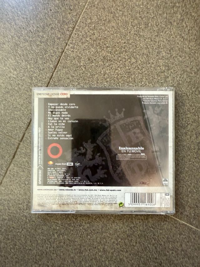 CD Empezar Desde Cero RBD