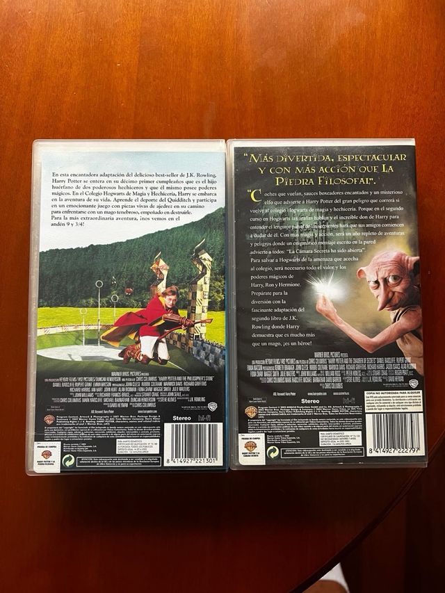 Películas Harry Potter VHS (Español)
