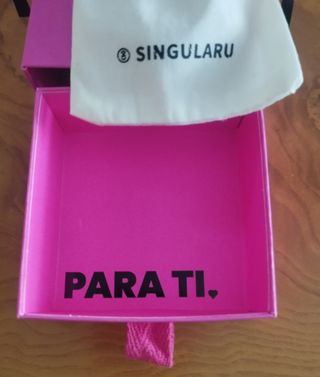 Cajita joyero Singularu rosa