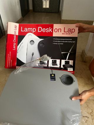 MR. Soporte para portátil con lámpara