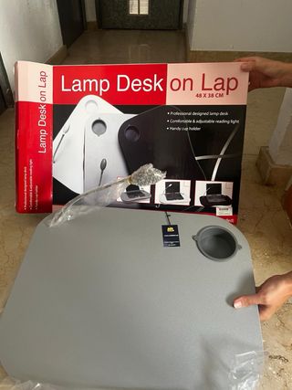 MR. Soporte para portátil con lámpara