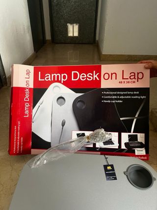 MR. Soporte para portátil con lámpara