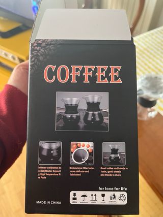 Cafetera de filtro de vidrio