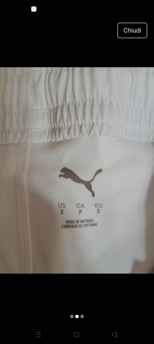 Pantaloncini Puma doppia stoffa 