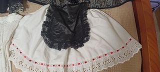 Traje Baturra Niña Blanco