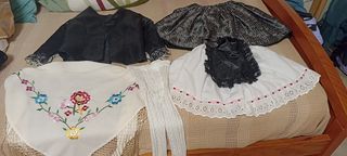 Traje Baturra Niña Blanco