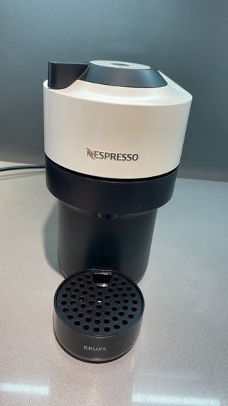 Cafetera Nespresso Krups Vertuo Pop Blanca