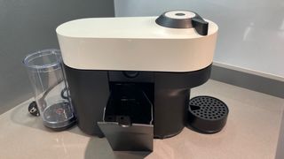 Cafetera Nespresso Krups Vertuo Pop Blanca