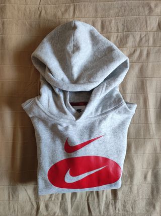 Sudadera Nike gris niño