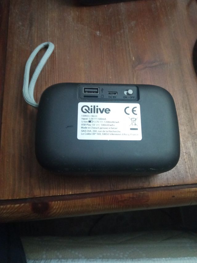 Altavoz Bluetooth Negro