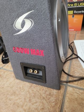 Subwofer 600W y Amplificador Coche 800W