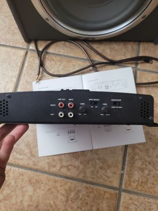 Subwofer 600W y Amplificador Coche 800W