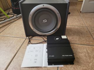 Subwofer 600W y Amplificador Coche 800W