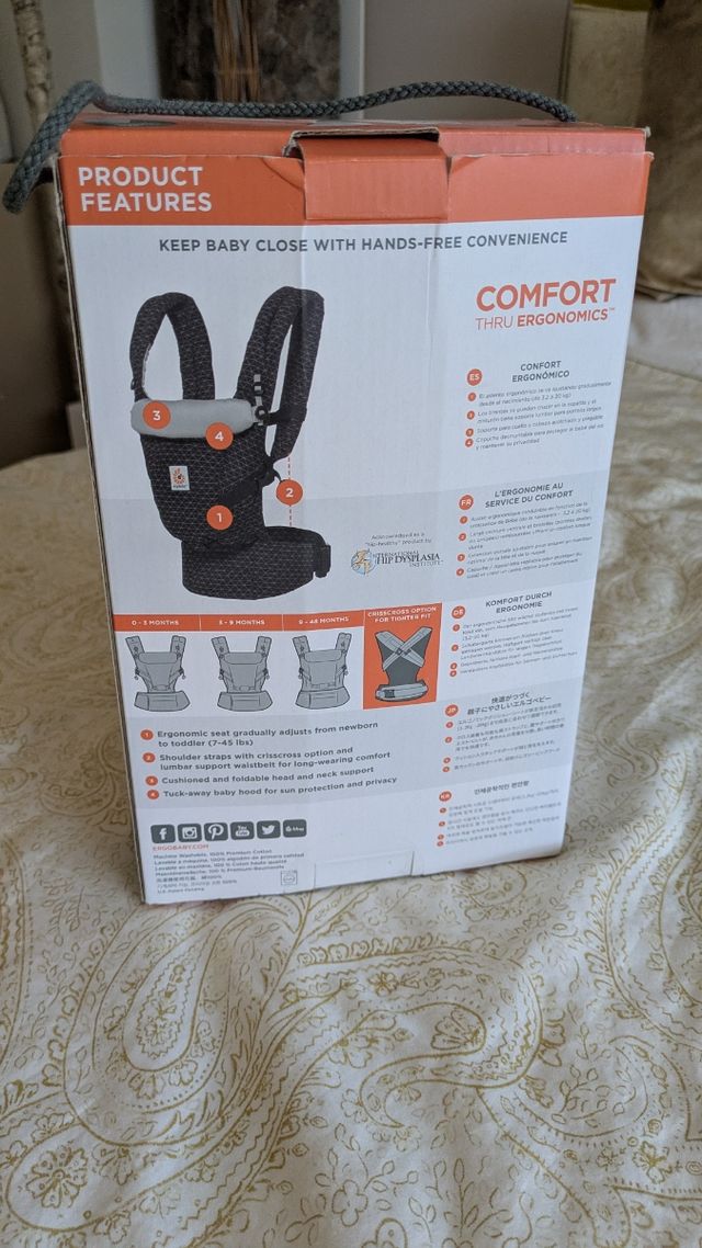 Mochila Ergobaby Adapt 3 Posiciones