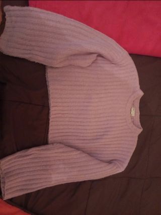 Jersey crop top ancho rosa