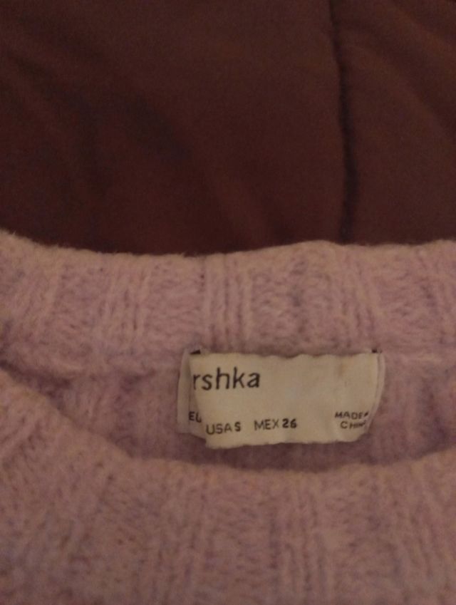 Jersey crop top ancho rosa