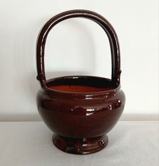 Scaldino a cestino antico