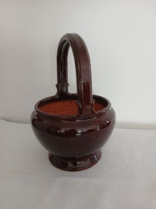 Scaldino a cestino antico