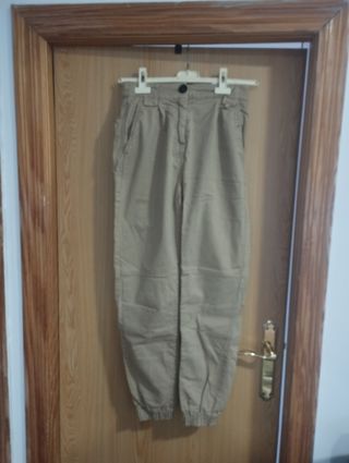 Pack 2 Pantalones Cargo Bershka Verde Oliva