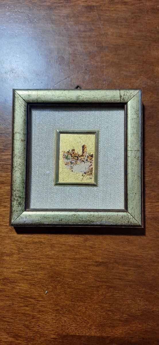 Quadretti Foglia Oro 23k