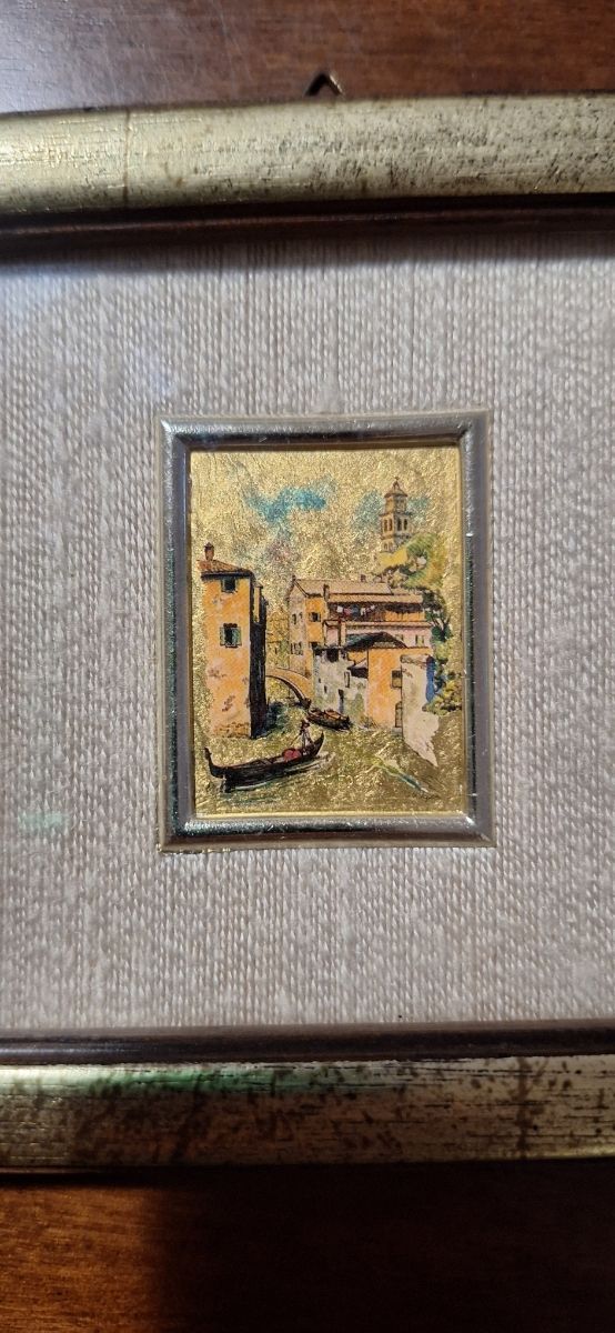 Quadretti Foglia Oro 23k