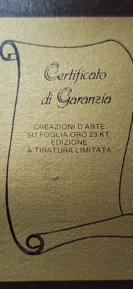 Quadretti Foglia Oro 23k