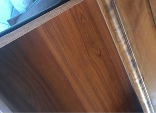 Credenza ciliegio con vetrina