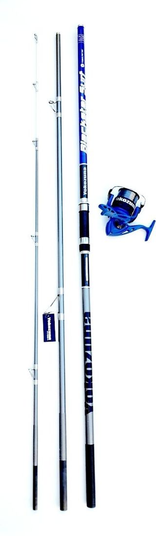 COMBO SURFCASTING, CAÑA SURF, CARRETE SURF, PESCA