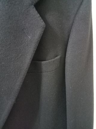 Giacca uomo nera con spacchetti
