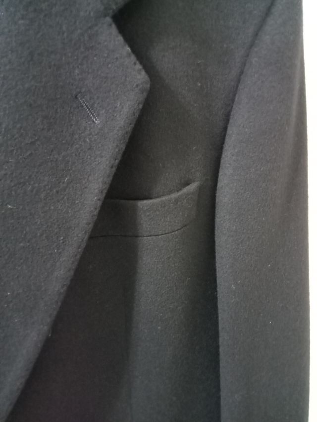 Giacca uomo nera con spacchetti