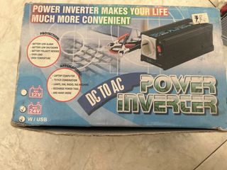 Inversor de Corriente 24v DC a 230v AC