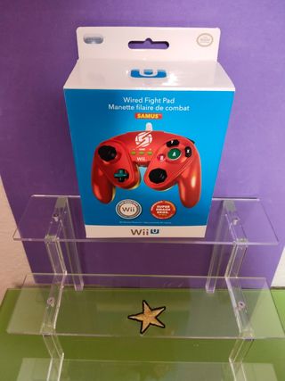 Mando Wii U PDP Wired Fight Pad Samus (Nuevo)