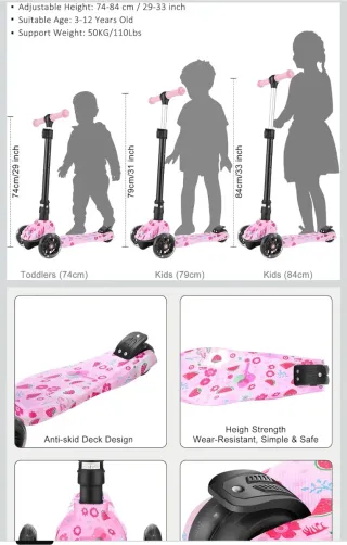 Patinete infantil 3 ruedas