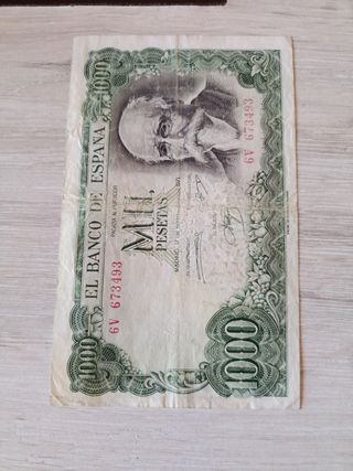 Billete 1000 Pesetas España 1971