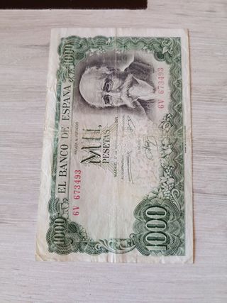 Billete 1000 Pesetas España 1971