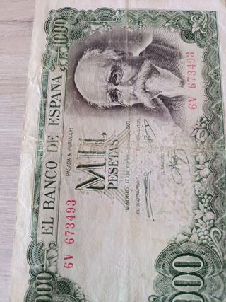 Billete 1000 Pesetas España 1971