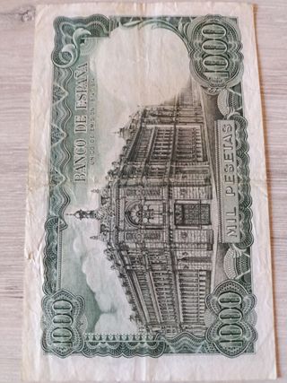 Billete 1000 Pesetas España 1971