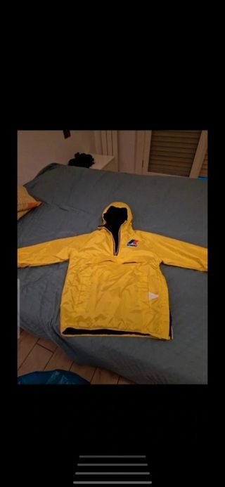 Giubbotto K-Way giallo uomo