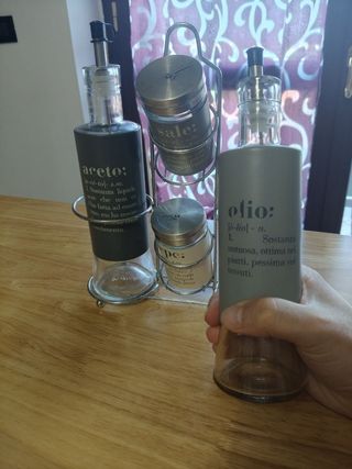 Set condimenti Vde con supporto