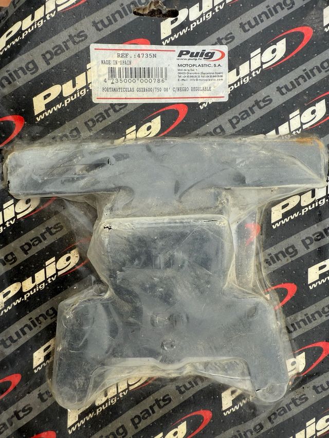Porta matrículas Puig Suzuki GSXR600/750 08