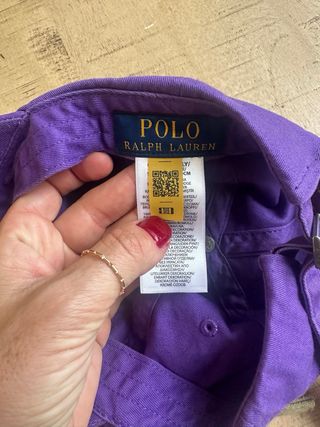 Gorra Ralph Lauren Morada