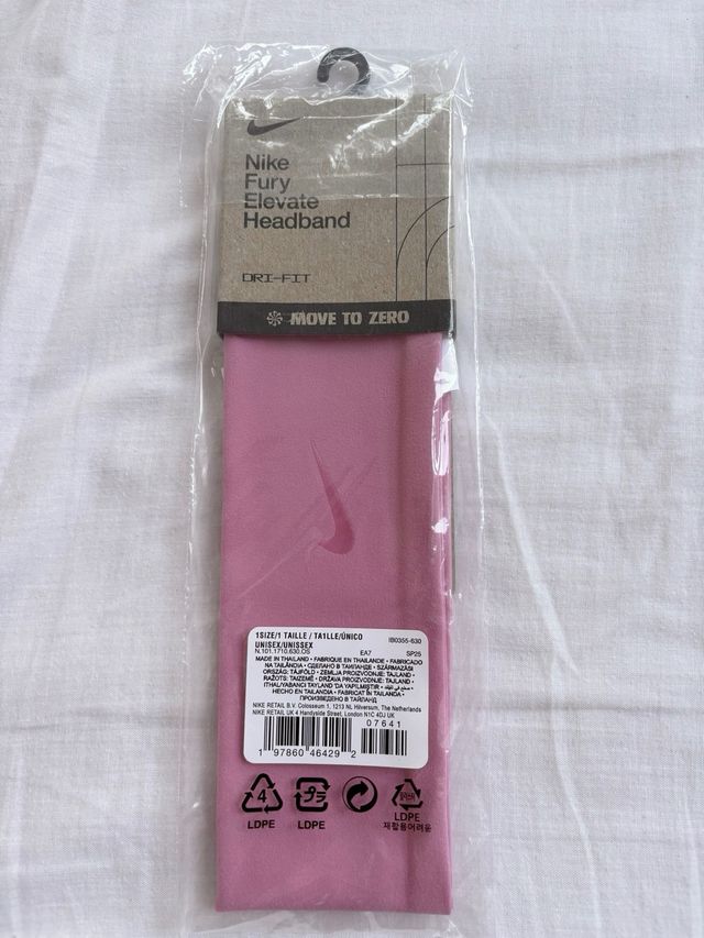 Diadema Nike Fury Elevate Rosa