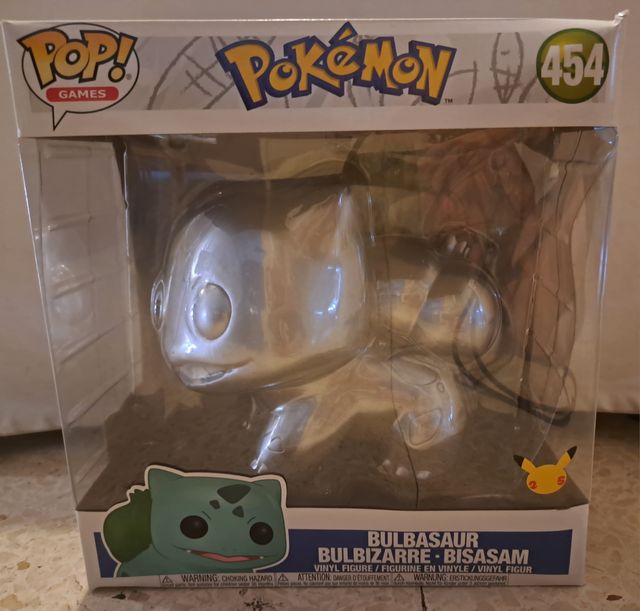 Funko Pop! Pokémon Bulbasaur #454 Plateado