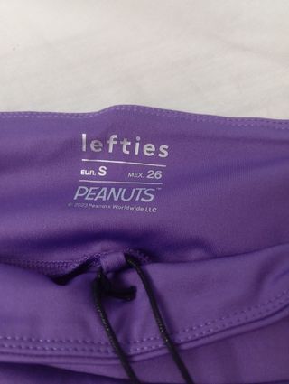 Conjunto Lefties Sudadera y Mallas Peanuts Blanco